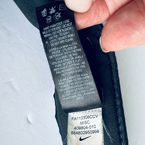 Black Nike Visor adjustable unisex One size - Picture 2 of 2